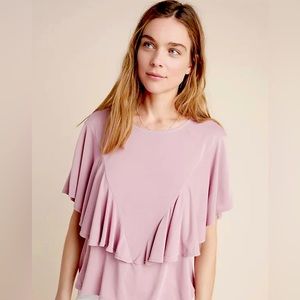 Anthropologie Munro Ruffle Top by Isla Maude